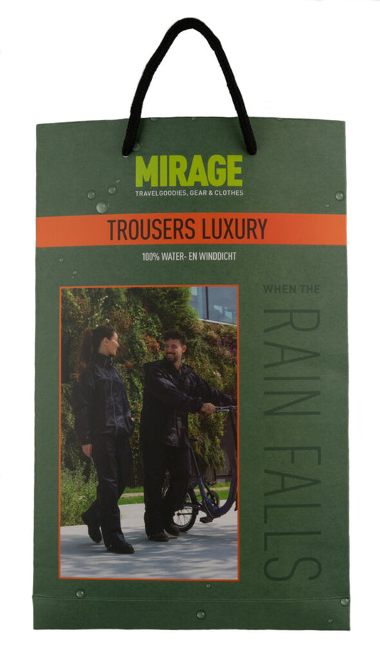 Mirage regenbroek Luxury XL zwart