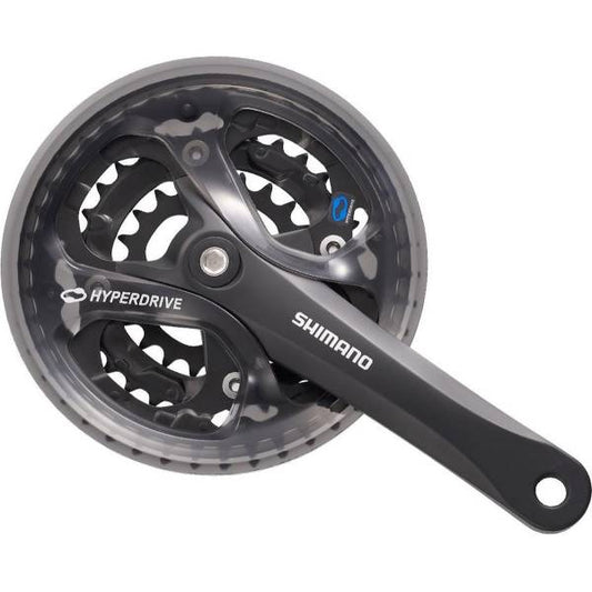 Shimano EFCM361E888CL crankstel Acera M361 7/8-Sp zwart 48X38X28T+CG kk vierk 175 mm (-4mm)