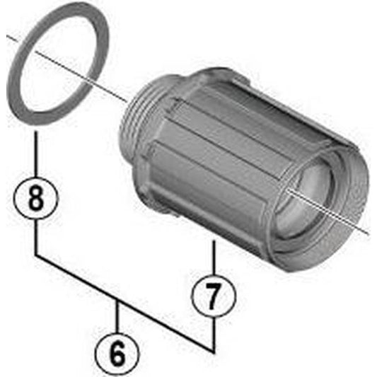 Shimano Y3EX98030 cassettebody 10/11-Sp FH-RS770 Ultegra