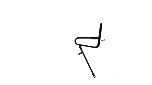 Steco voordrager Smooth 25 cm. kroonboutmontage mat zwart