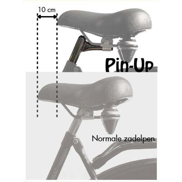 Steco zadelpen pin-up 25,4 L=300