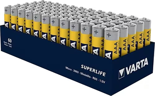 Batterij Varta Superlife R06 AA w.p. (60)
