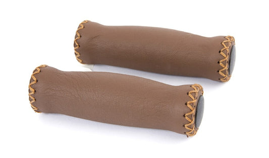 Velo handvatten VLG-617A leer 127/127 mm bruin