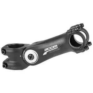 Zoom A-Head voorbouw alu. zwart 1.1/8' 125 mm. verstelbaar met klem 25.4 mm.