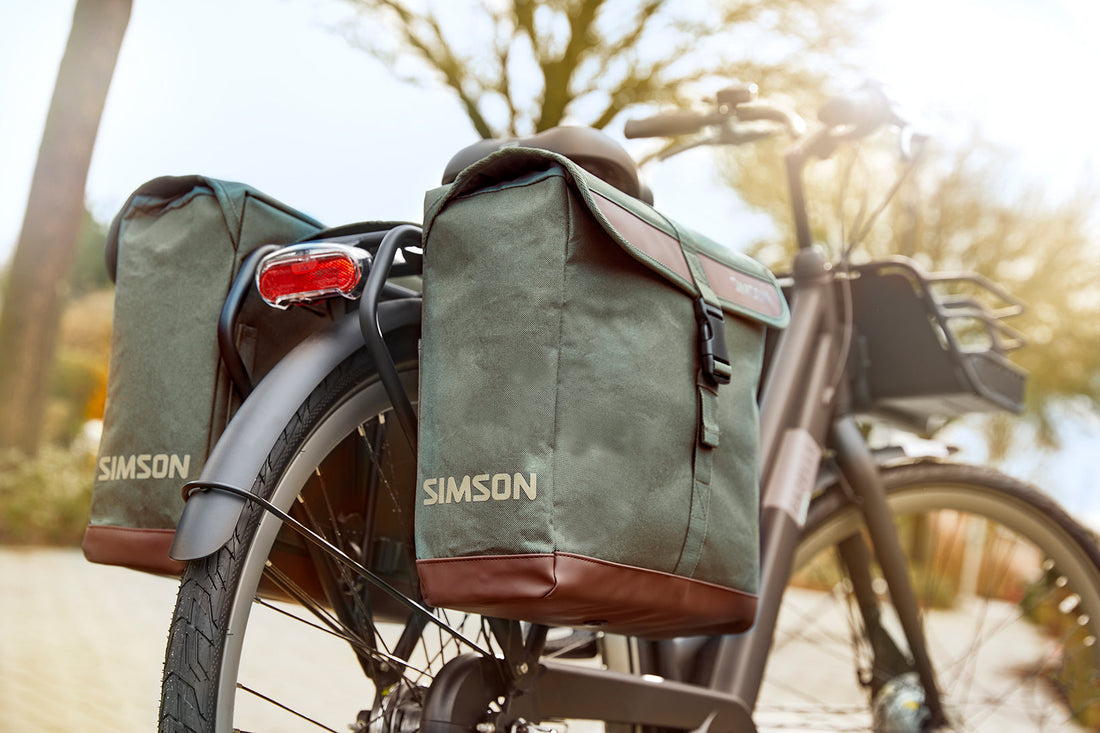 Simson introduceert nieuwe verlichting én fietstassen