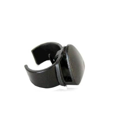 Hesling jasbeschermerclip 22 mm zwart bekleed