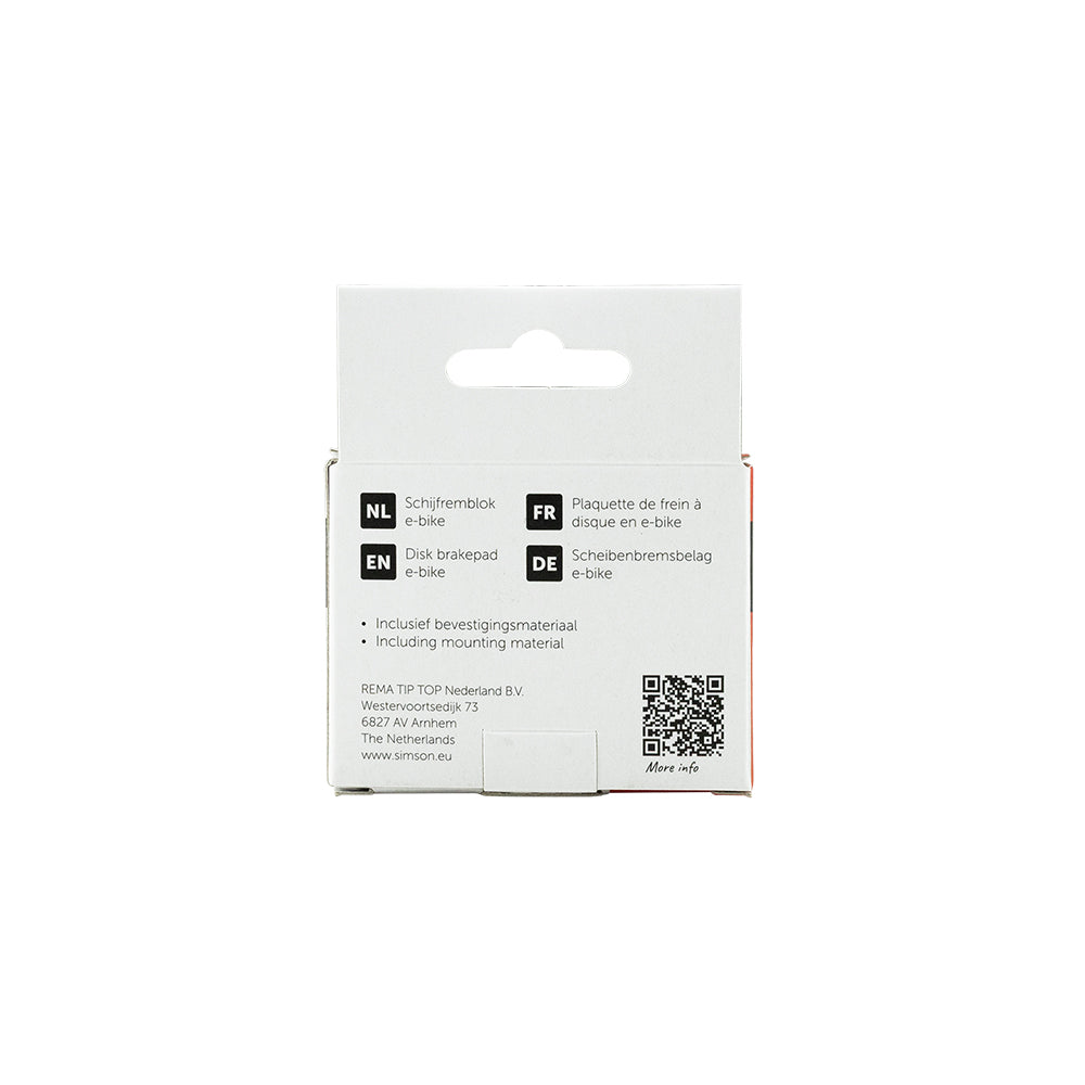 Simso 020041 schijfremblok E-bike