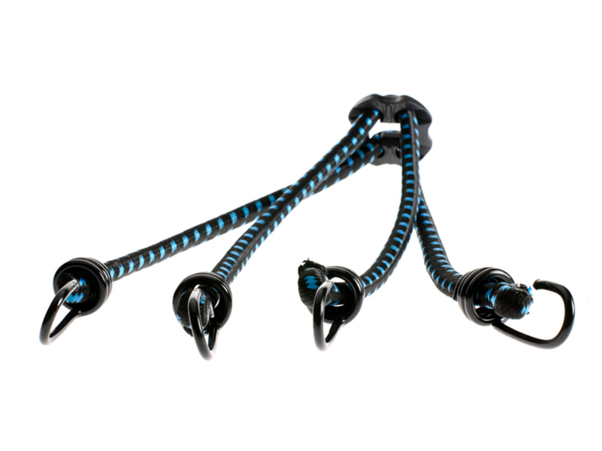 Simson 020346 spinbinder zwart/blauw met veiligheidsklem