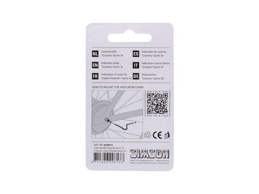 Simson 020813 Torpedo/Sachs versnellingsstift