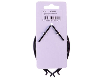 Simson 020930 kunststof broekklemmen met reflectie