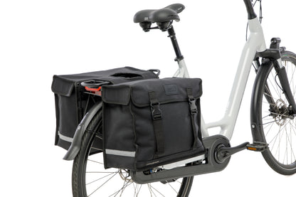 New Looxs tas nr. 30 Double Pannier DeLuxe zwart 46L - 030.330