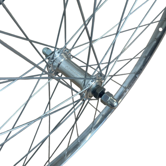 Voorwiel 802007 28x1.1/4 chroom alu. naaf