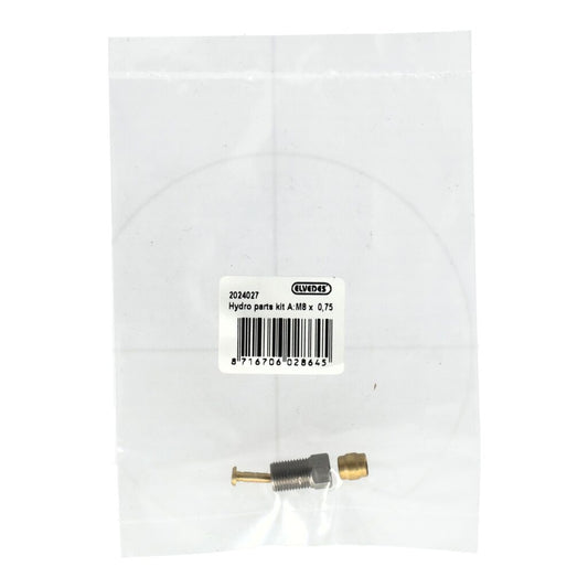 Elvedes 2024027 hydro onderdelen kit A: M8 x 0.75