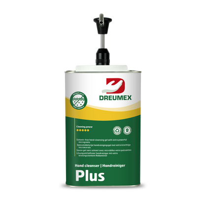 Dreumex Plus 2 x 4,5 liter display + gratis Natural Care 250 ml.