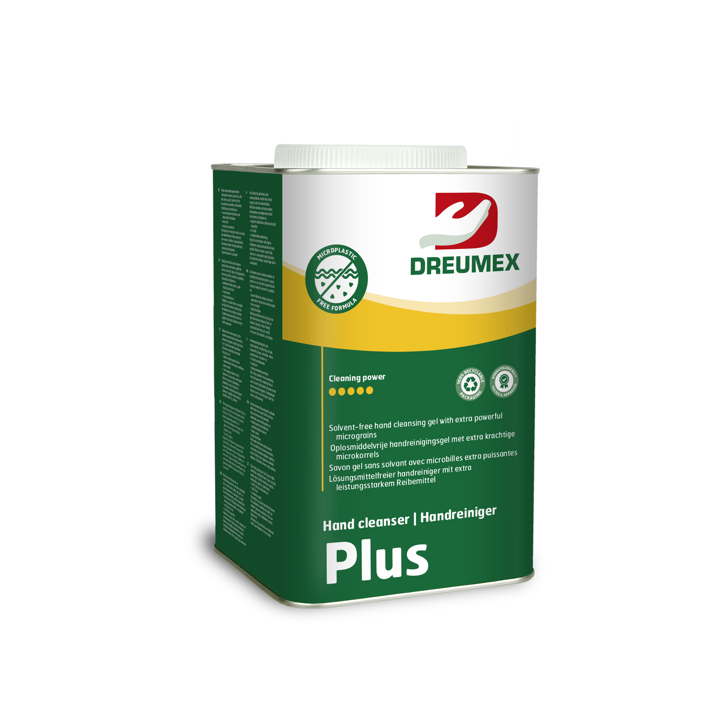 Dreumex Plus 2 x 4,5 liter display + gratis Natural Care 250 ml.