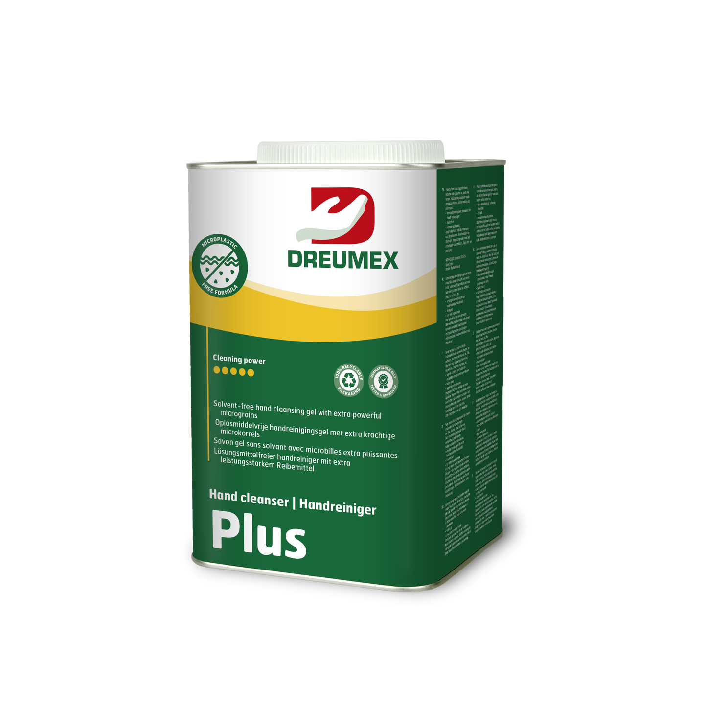 Dreumex Plus 2 x 4,5 liter display + gratis Natural Care 250 ml.