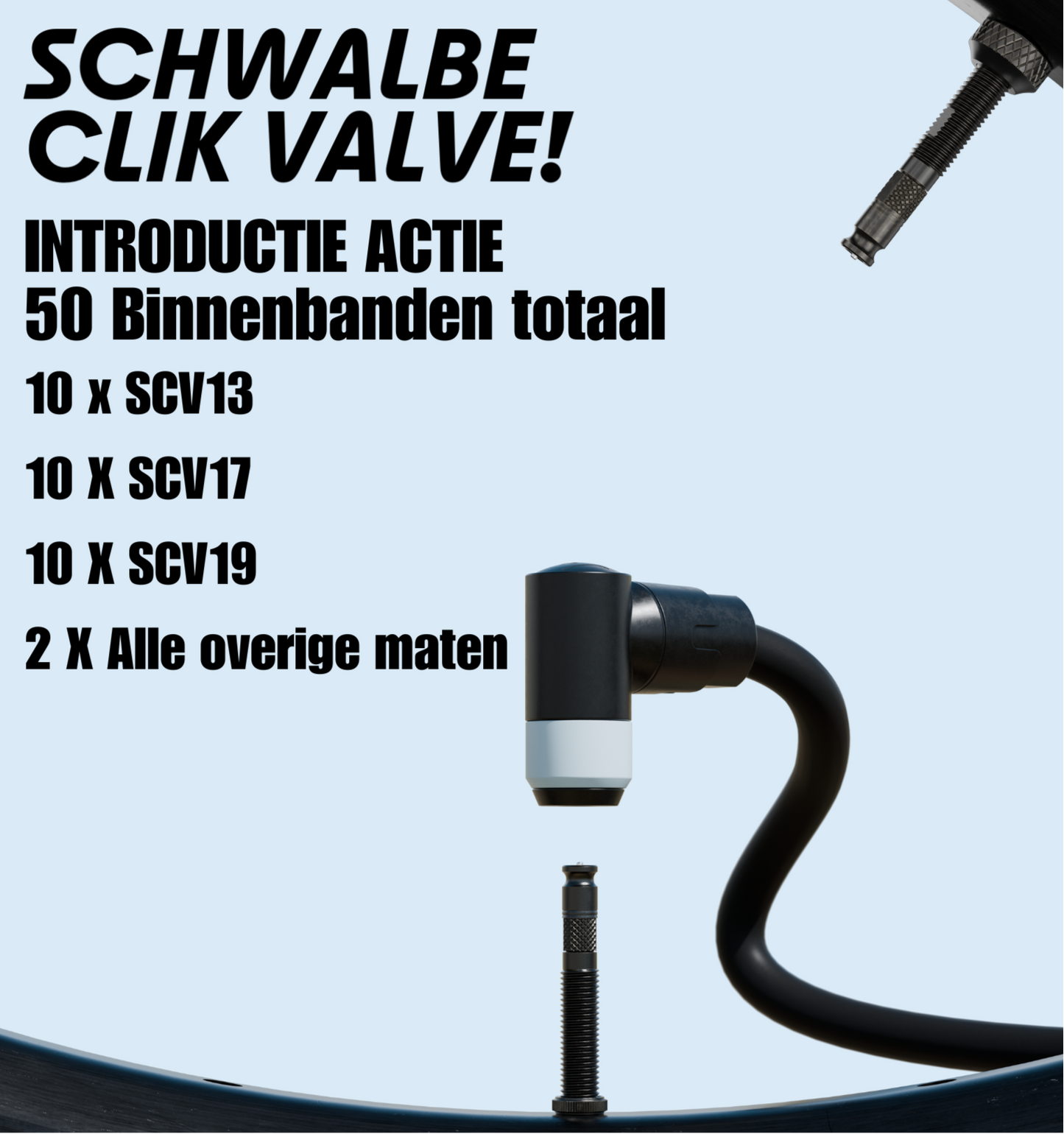 Schwalbe Click Valve Starterspakket