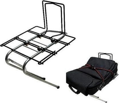 Steco Bag-Mee bagagedragerverbreder glans zwart