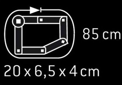 Trelock vouwslot FS 455 COPS ZC 401 Schwarz - 8001976