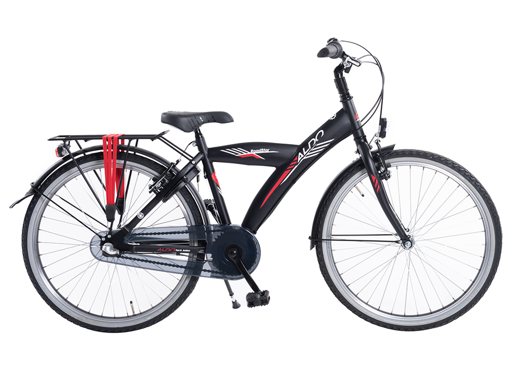 ALDO Roadstar 24" H 3GRN mat zwart red stripe