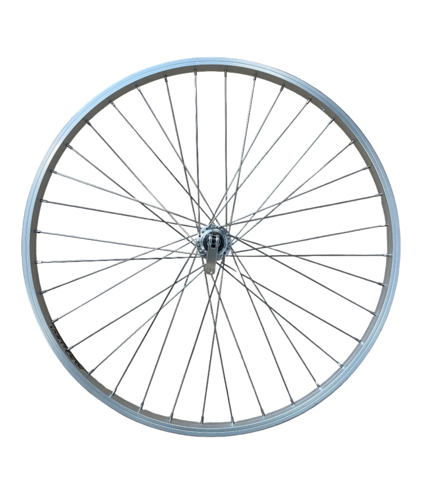 Achterwiel 26"- 559X21 Parallex new alu. zilver FM31 QR freewheel sp.14 RVS