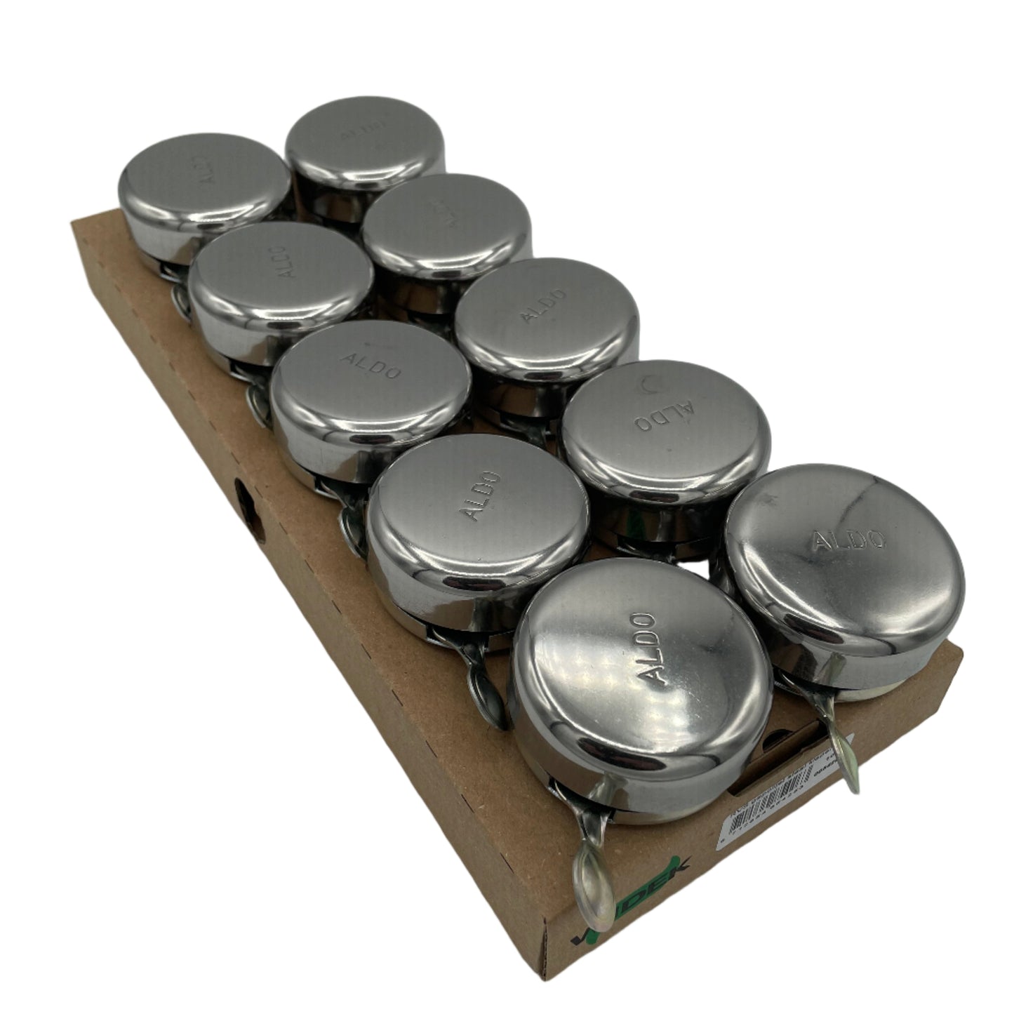 Widek RVS gepolijste ALDO bel met stalen klepel (10)