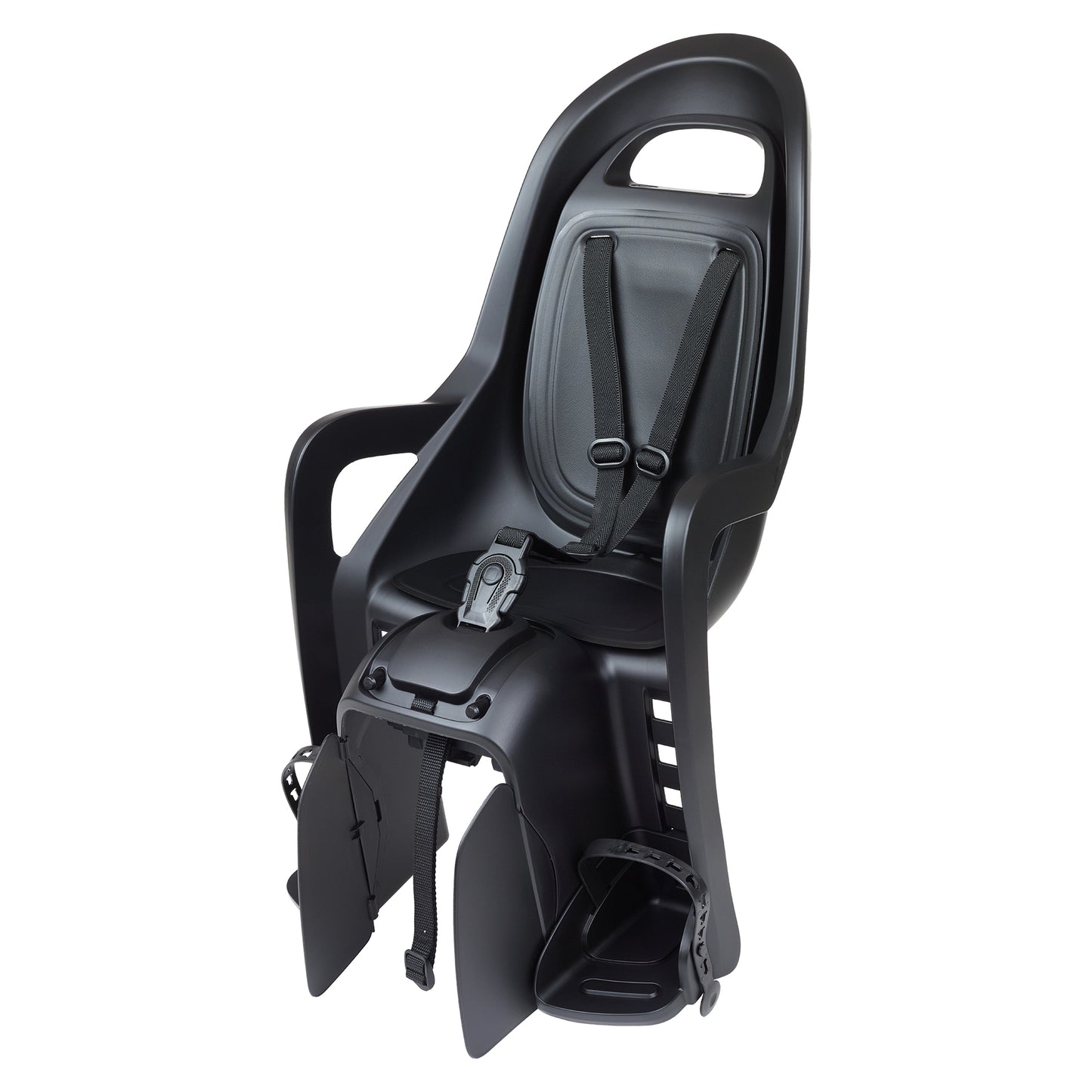 Polisport Groovy Maxi MIK HD All Black achterzitje dragerbevestiging
