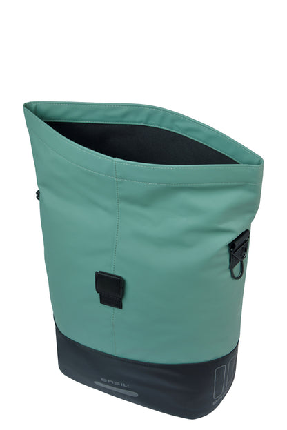 Basil 18496 Cove shopper MIK Hooks 14-16L zilvergroen/zwart
