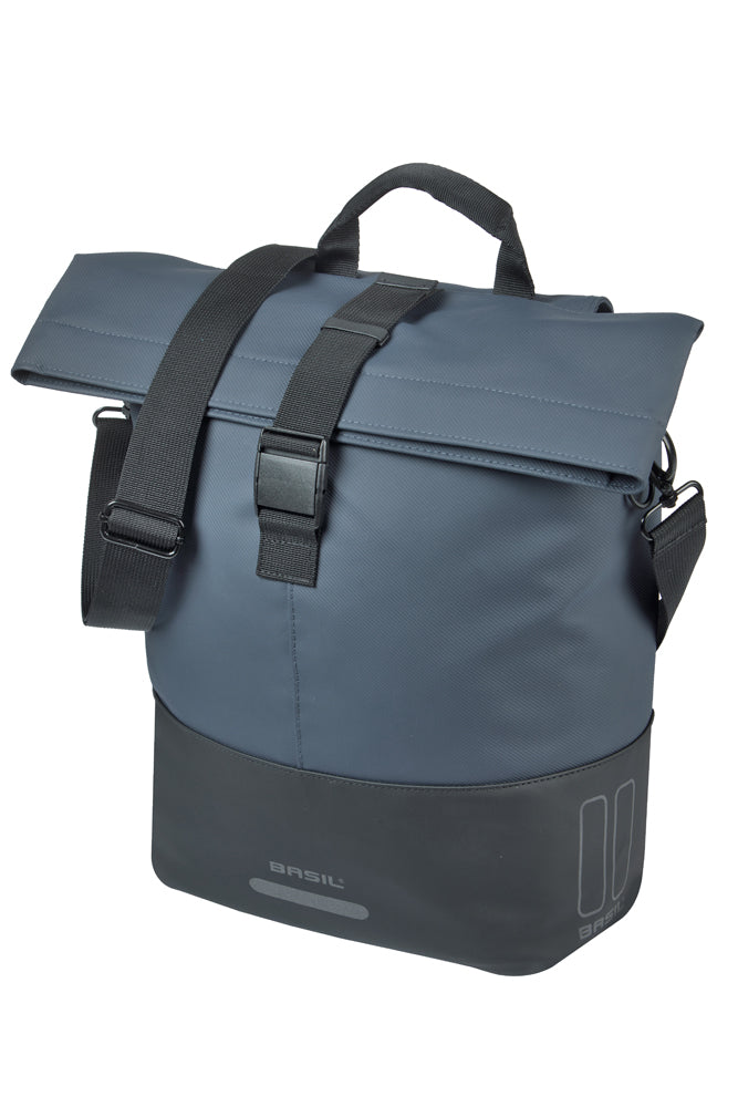 Basil 18497 Cove shopper MIK Hooks 14-16L marineblauw/zwart