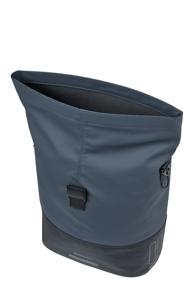 Basil 18497 Cove shopper MIK Hooks 14-16L marineblauw/zwart