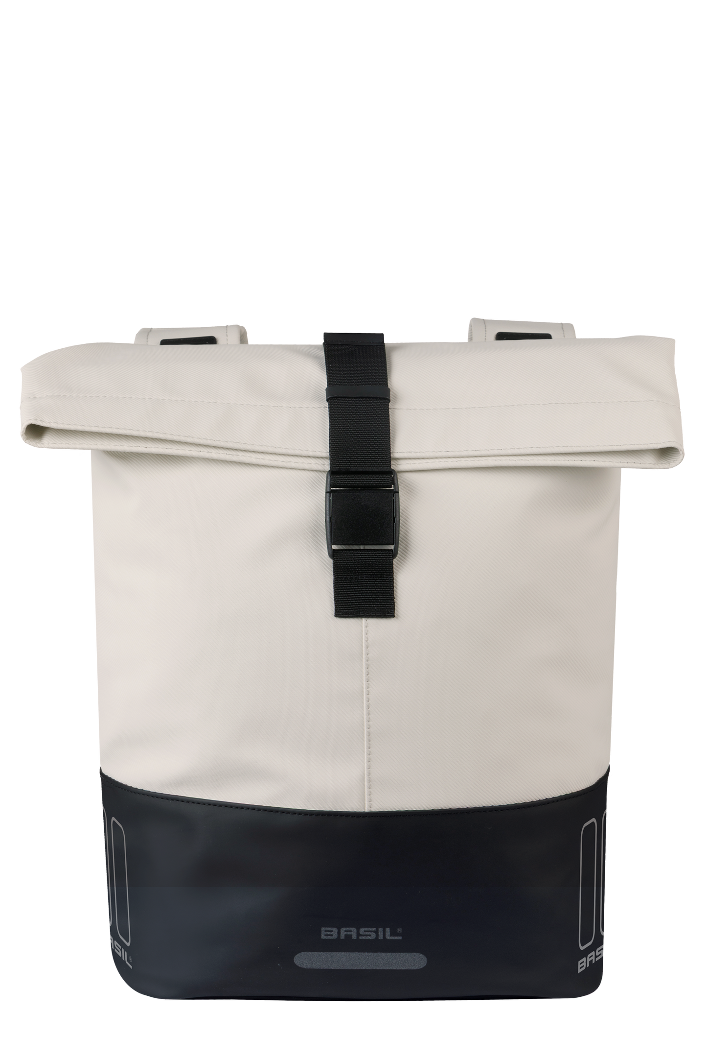 Basil 18501 Cove dubbele fietstas 28-32L gebroken wit/zwart
