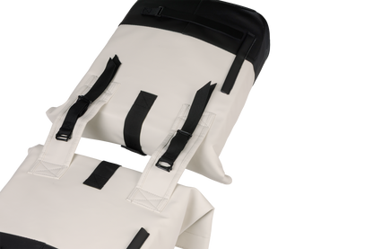 Basil 18501 Cove dubbele fietstas 28-32L gebroken wit/zwart