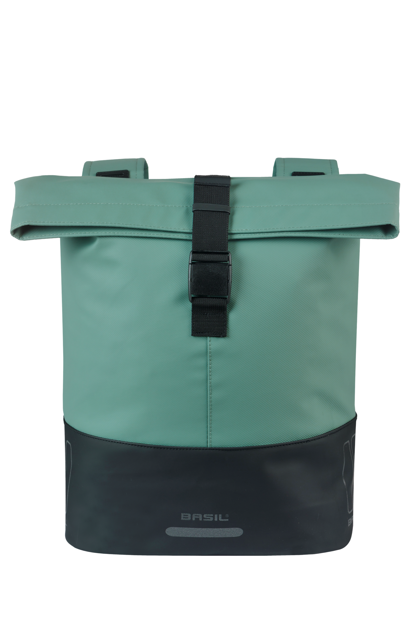 Basil 18502 Cove dubbele fietstas 28-32L zilvergroen/zwart