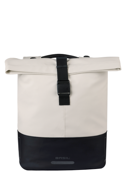 Basil 18504 Cove dubbele fietstas MIK 28-32L gebroken wit/zwart