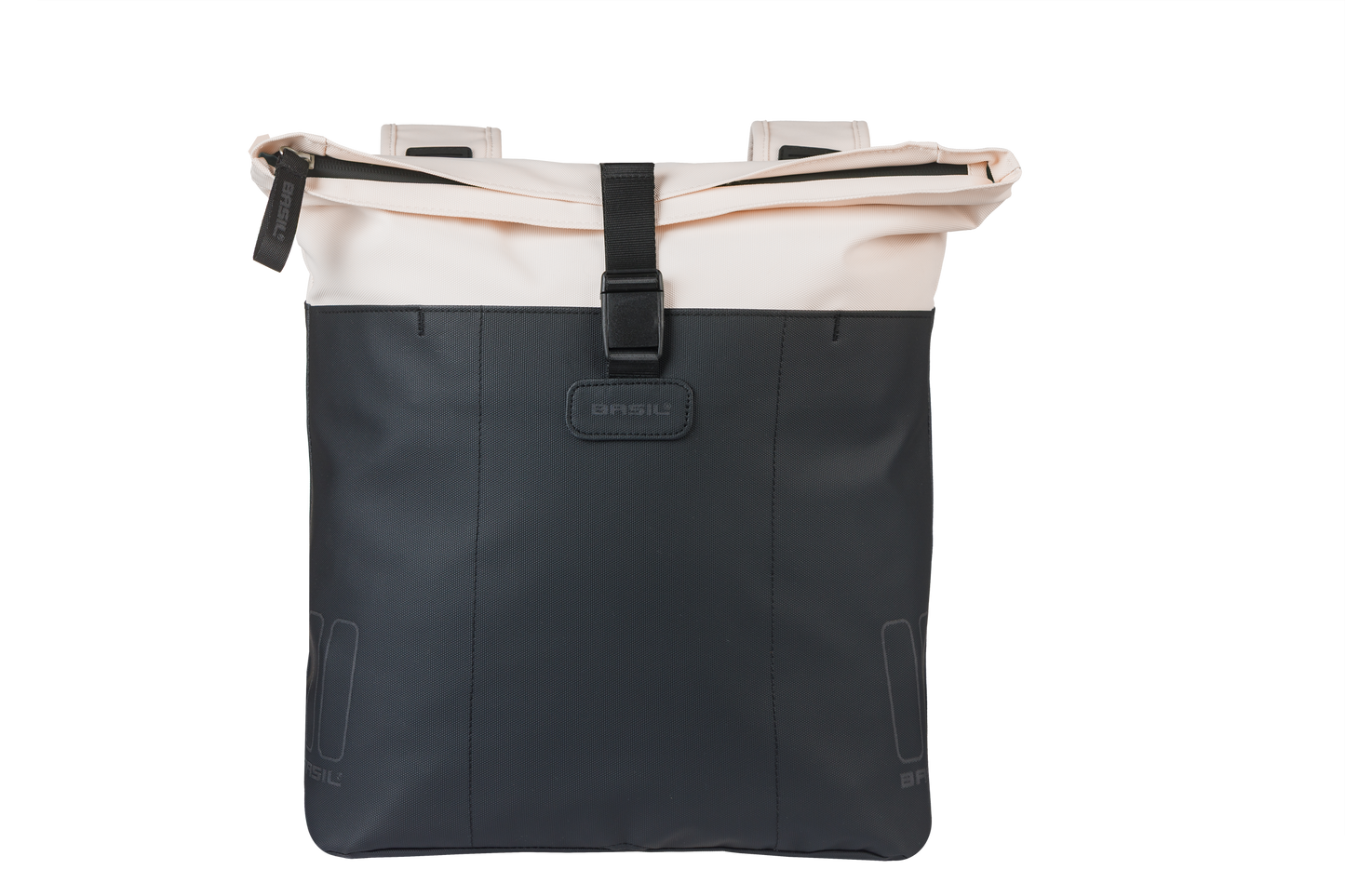 Basil 18516 Vive dubbele fietstas 28-35L gebroken wit/zwart