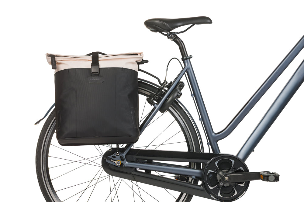 Basil 18519 Vive dubbele fietstas MIK 28-35L gebroken wit/zwart