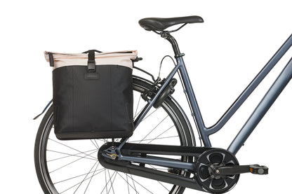 Basil 18519 Vive dubbele fietstas MIK 28-35L gebroken wit/zwart