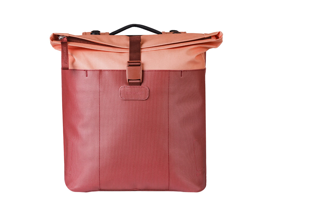 Basil 18521 Vive dubbele fietstas MIK 28-35L bordeaux/roze