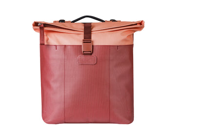 Basil 18521 Vive dubbele fietstas MIK 28-35L bordeaux/roze
