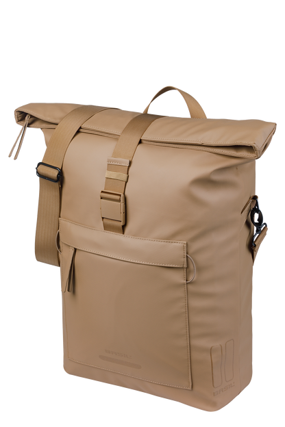 Basil 18540 Brooklyn schoudertas MIK Hooks 17L zand