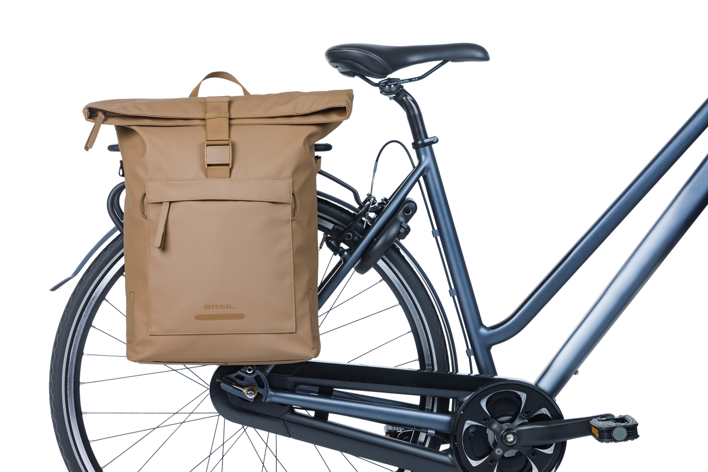 Basil 18540 Brooklyn schoudertas MIK Hooks 17L zand