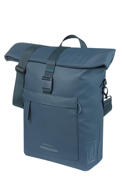 Basil 18541 Brooklyn schoudertas MIK Hooks 17L marineblauw