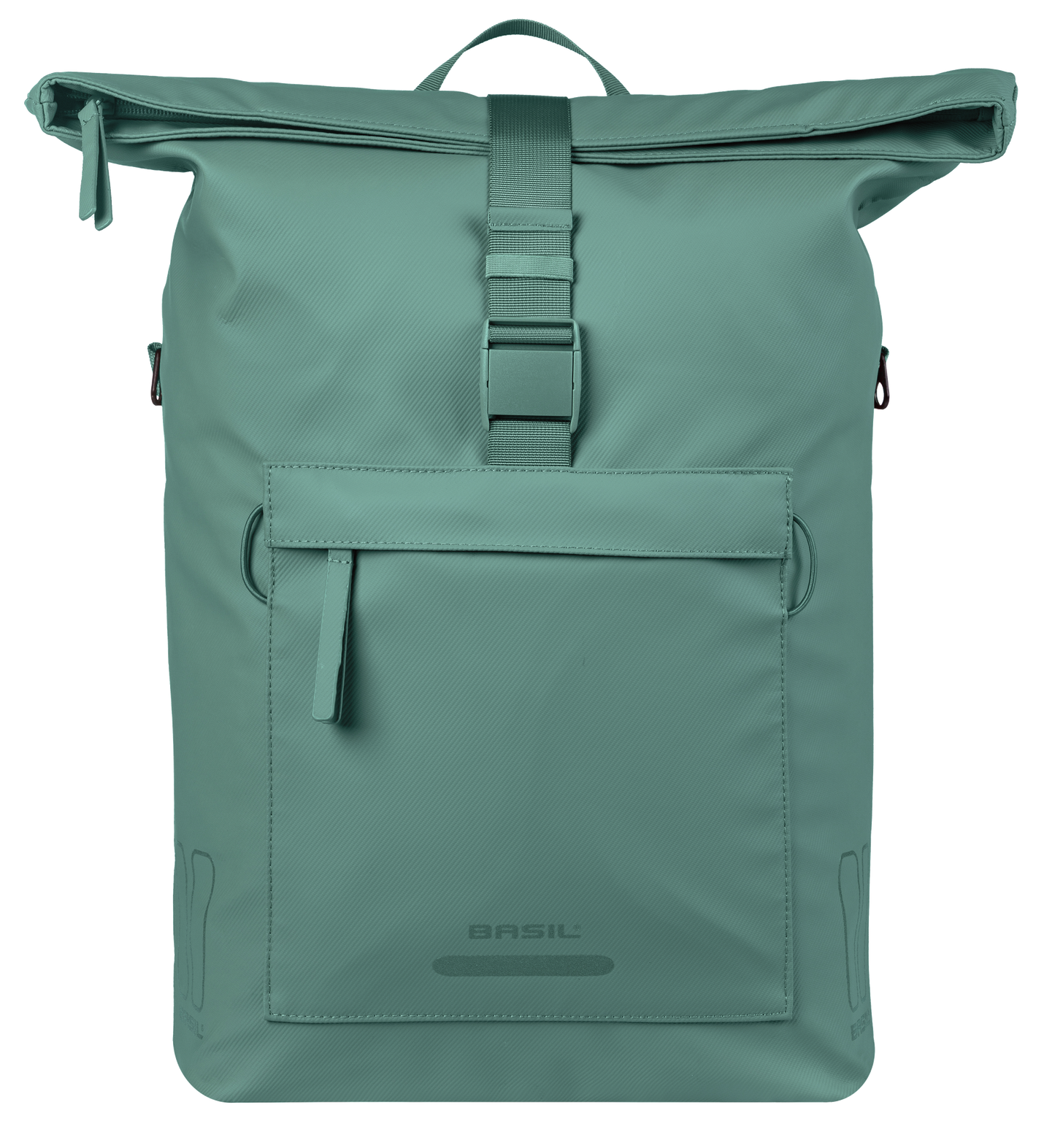 Basil 18542 Brooklyn schoudertas MIK Hooks 17L zilvergroen