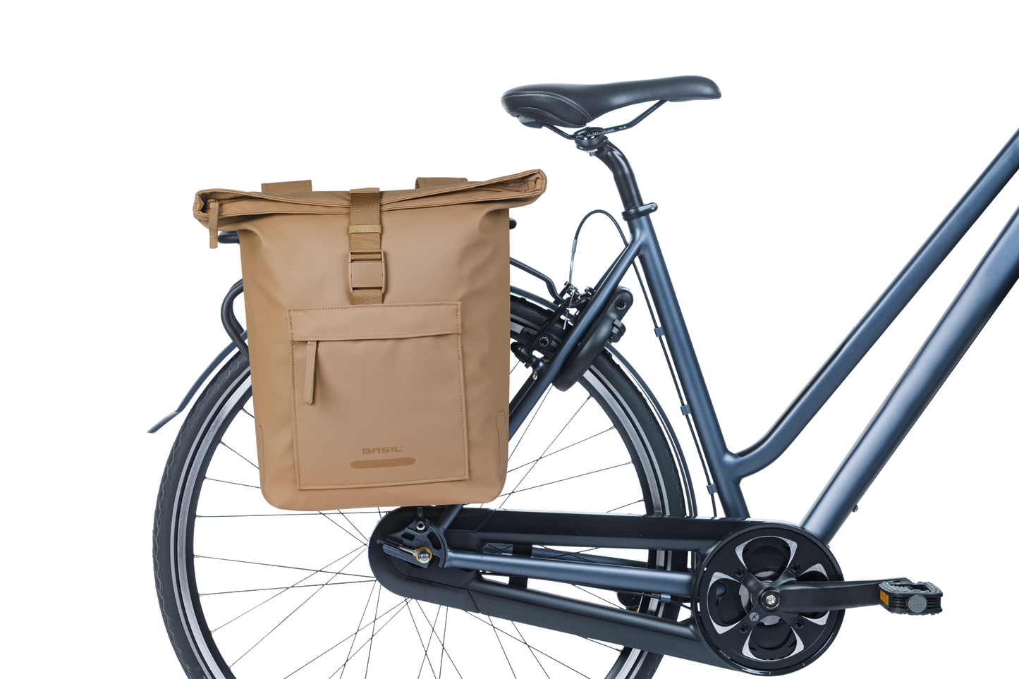 Basil 18546 Brooklyn dubbele fietstas 41L zand