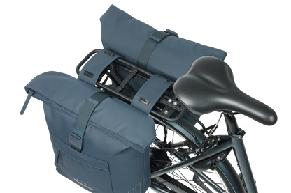 Basil 18547 Brooklyn dubbele fietstas 41L marineblauw