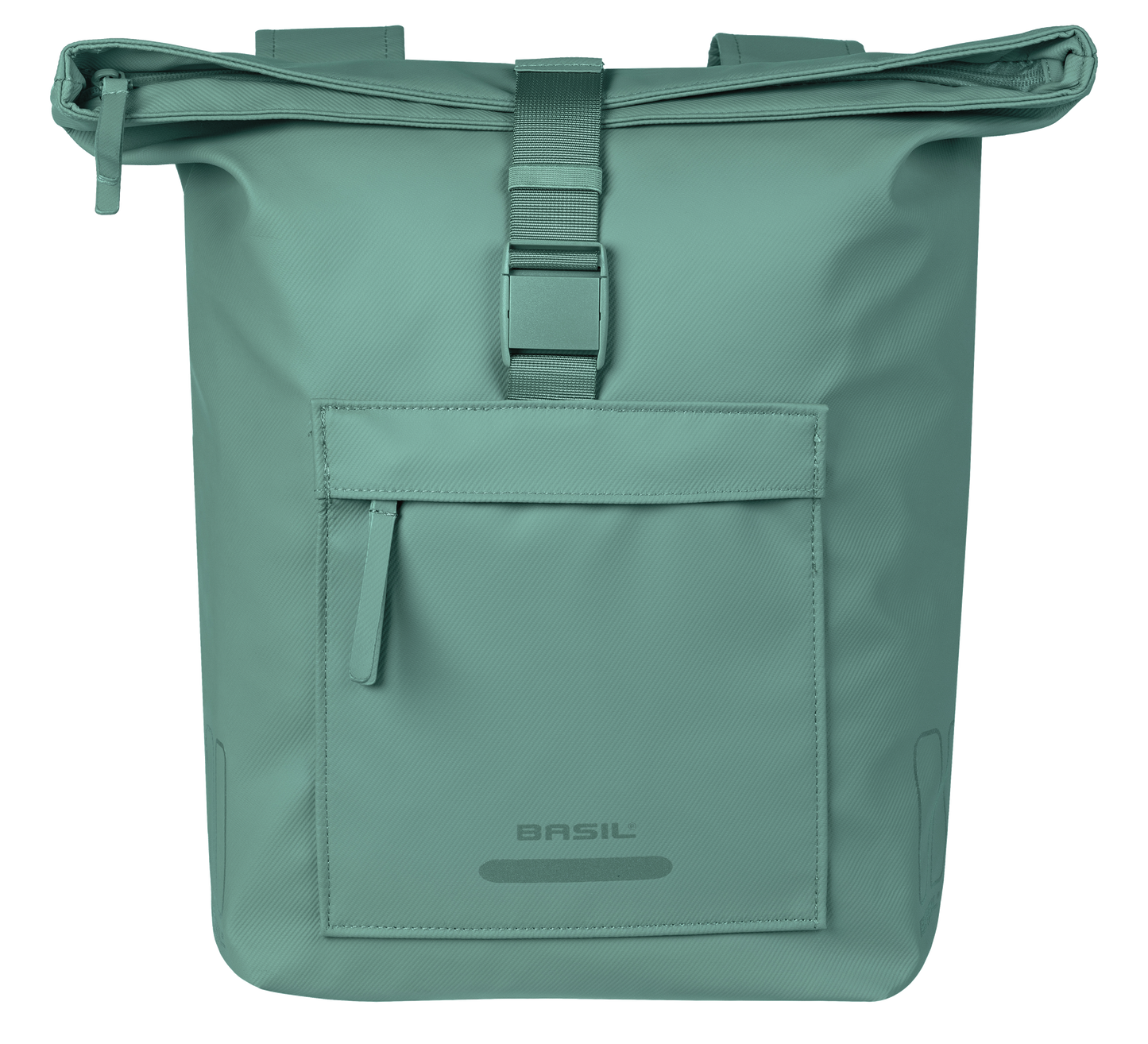 Basil 18548 Brooklyn dubbele fietstas 41L zilvergroen