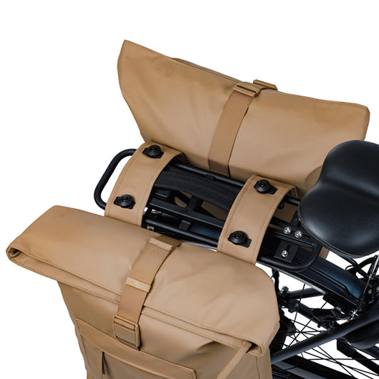 Basil 18549 Brooklyn - dubbele fietstas MIK - 41L - zand