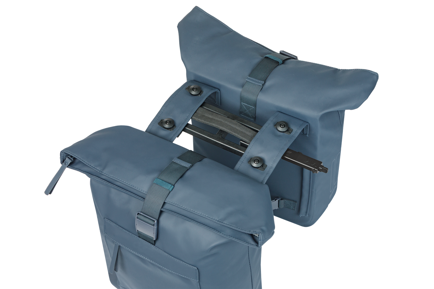 Basil 18550 Brooklyn dubbele fietstas MIK 41L marineblauw