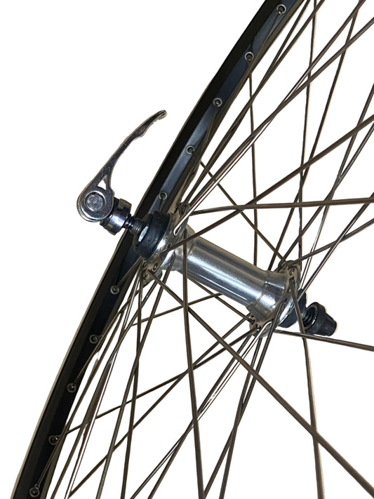 Voorwiel 26"- 559X19  IID Skorpion alu. zwart FM21 QR sp.14 RVS