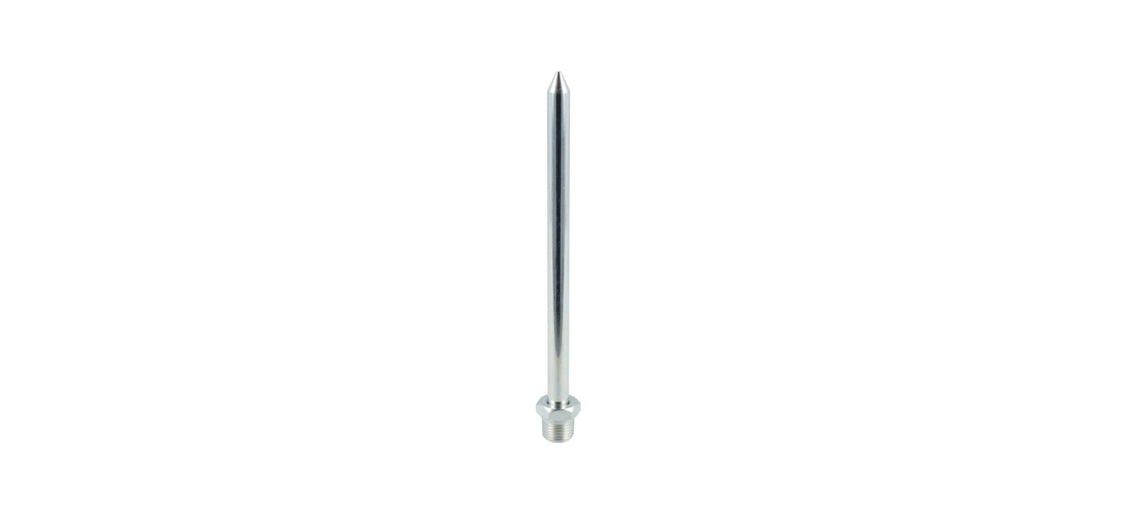 Elvedes 2019036 spuitnaald 10 cm. met schroefdraadbevestiging voor vetspuit (2019035)